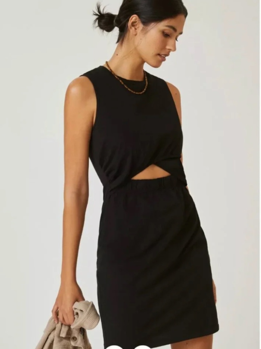 Anthropologie T.La Twisted Cutout Dress XXS